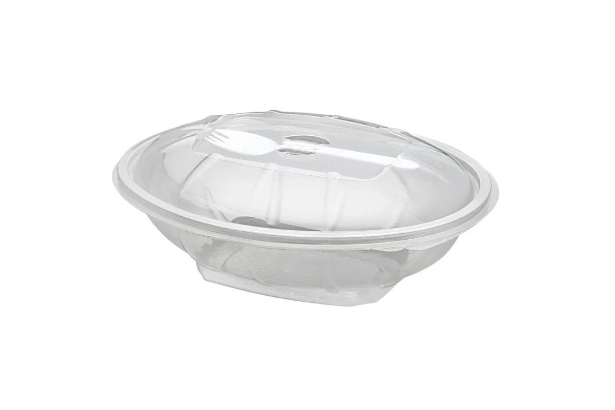 NarClear 34oz. Hinged Salad Container NC 203